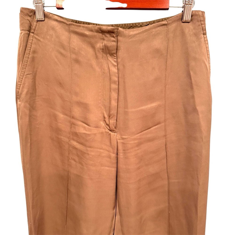 3.1 Phillip Lim Viscose Crop Joggers in Taupe Size 6 - Picture 2 of 8